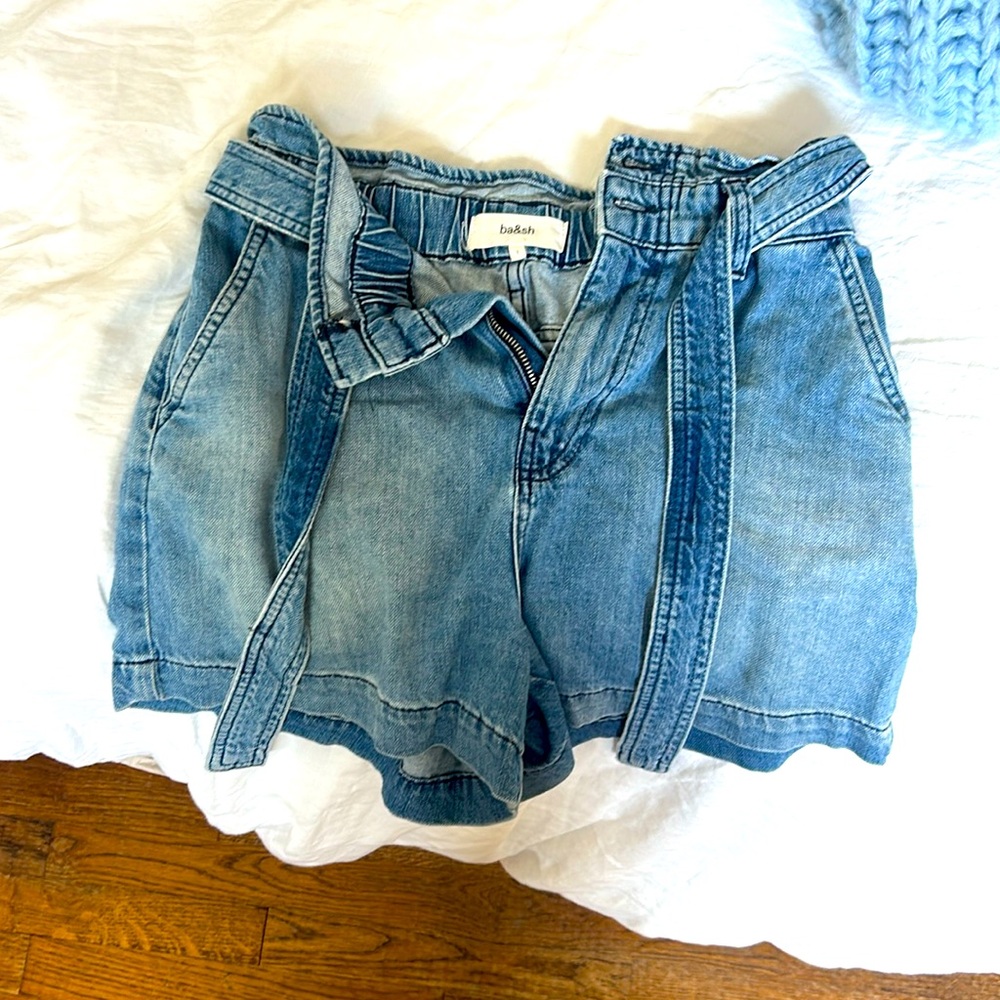 ba&sh shorts jean